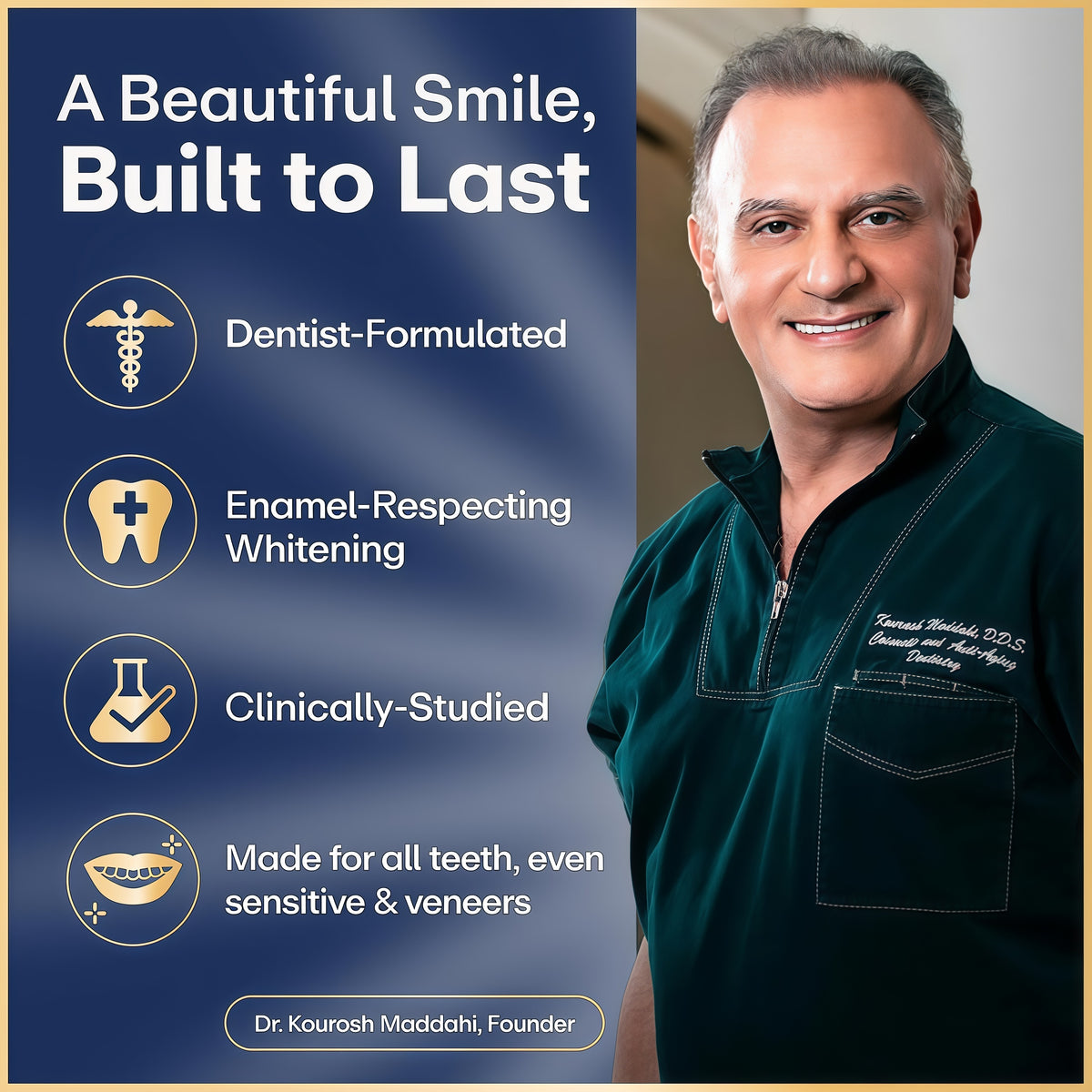 Lumineux Teeth Whitening Strips, Peroxide Free, 21 Treatments (3 Months)